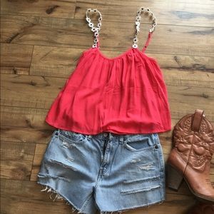 Flower Strap tank